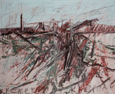 Jerusalem, 2010, oil on canvas, 160&amp;#215;180 cm