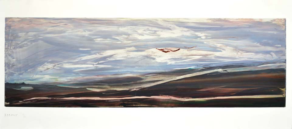 Landscape, 2012,monotype,58x125cm