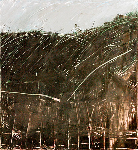 Landscape I, 2006, oil on canvas, 130&amp;#215;120 cm