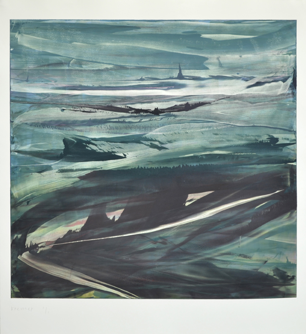 Landscape I, 2012,monotype, 135&amp;#215;116 cm