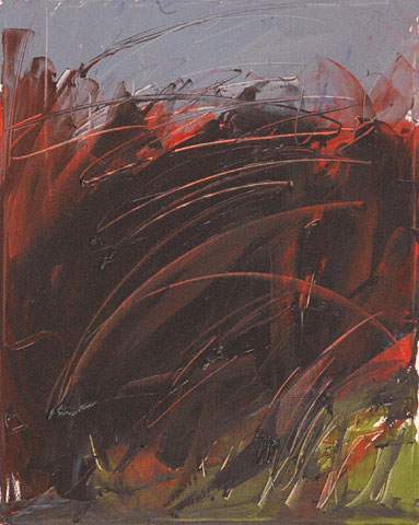 Landscape II, 2006, oil on canvas, 50&amp;#215;40 cm