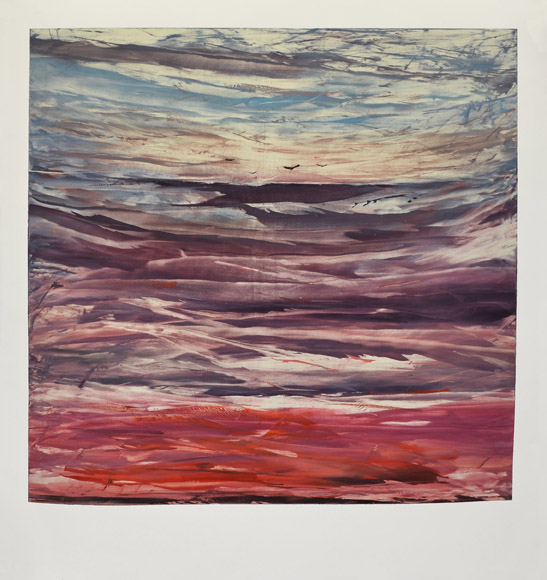 Landscape IV, 2012,monotype, 135&amp;#215;116 cm