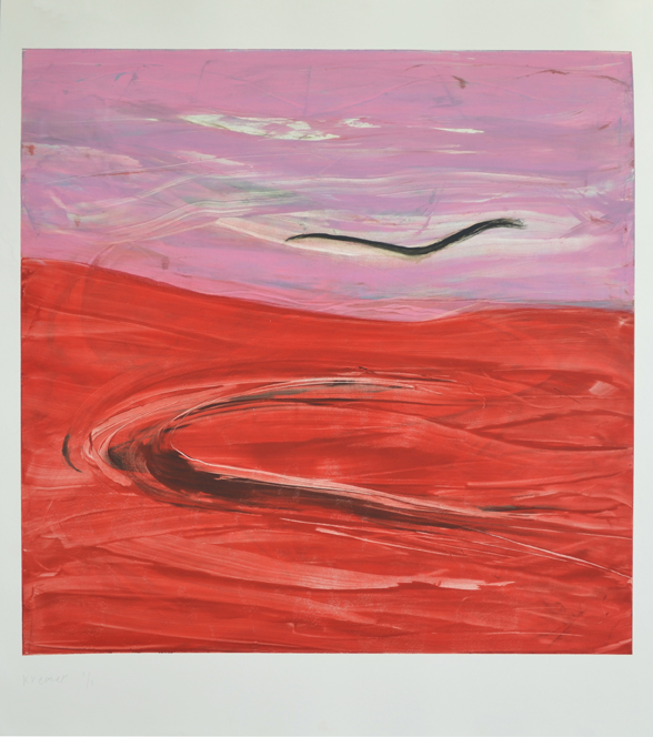 Landscape V, 2012,monotype, 135&amp;#215;116 cm