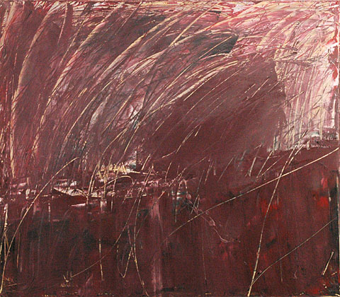 Landscape after Rembrandt II, 2006, oil on canvas, 140&amp;#215;160 cm