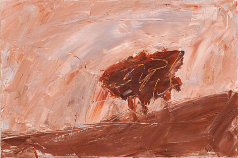 Landscape after Rembrandt III, 2006, oil on canvas, 40&amp;#215;60 cm