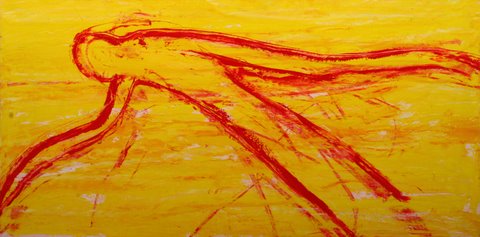 New York painting I, 2011, oil on canvas, 122&amp;#215;244 cm