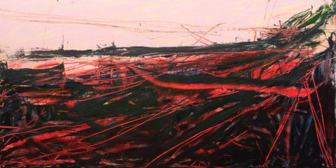 New York painting III, 2011, oil on canvas, 122&amp;#215;244 cm