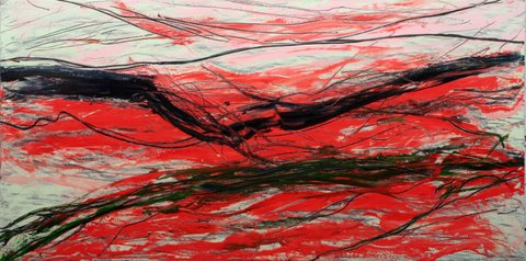 New York painting VI, 2011, oil on canvas, 122&amp;#215;244 cm