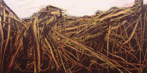 New York painting VII, 2011, oil on canvas, 122&amp;#215;244 cm