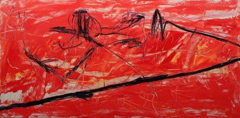 New York painting VIII, 2011, oil on canvas, 122&amp;#215;244 cm