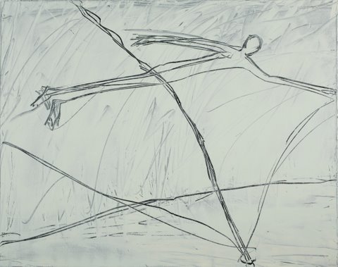 Painter II 2011, oil on canvas, 130&amp;#215;140 cm