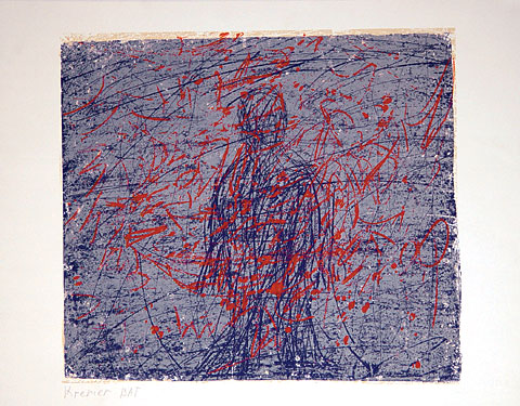 Red Rain, 2001, screenprint, 50×65 cm, edition of 30