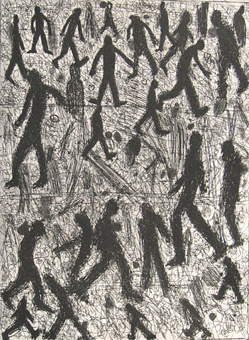 Resolution (Autumn Days artist´s book), 2005, etching, 38&amp;#215;28 cm