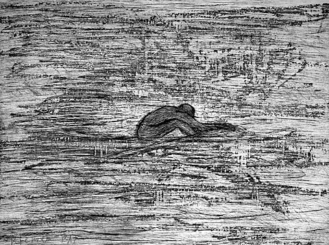 Rower, 2004, etching, 57&amp;#215;76 cm, edition of 12