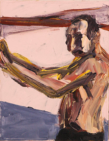 Self Portrait II, 2006, oil on canvas, 45&amp;#215;35 cm