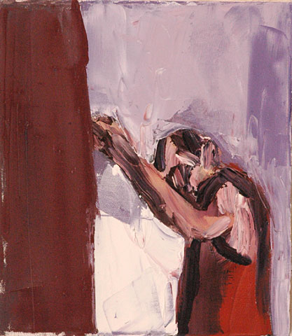 Self Portrait III, 2006, oil on canvas, 33&amp;#215;29 cm
