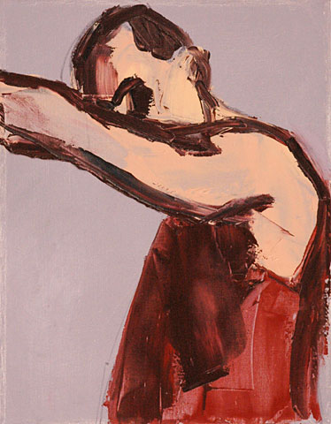Self Portrait V, 2006, oil on canvas, 45&amp;#215;35 cm