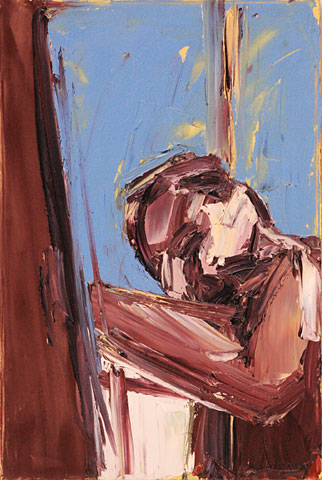 Self Portrait VII, 2006, oil on canvas, 60&amp;#215;40 cm