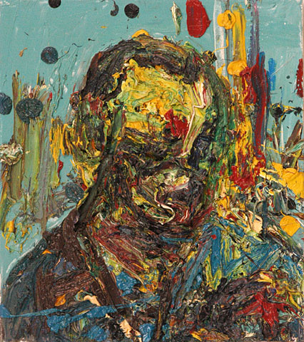Self Portrait XI, 1999, oil on canvas, 45&amp;#215;40 cm