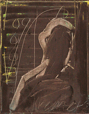 Self Portrait XII, 2003, oil on canvas, 38×30 cm