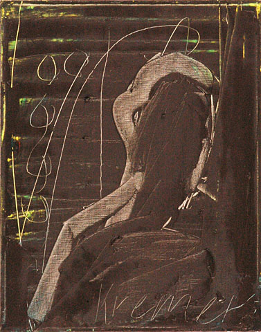 Self Portrait XII, 2003, oil on canvas, 38&amp;#215;30 cm