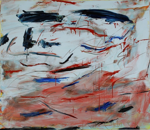 Sky Play I, 2009, oil on canvas, 130&amp;#215;150 cm