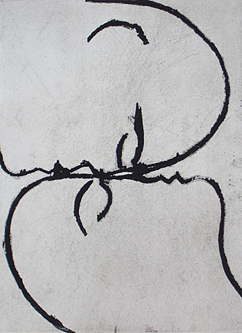 Speechless (Autumn Days artist´s book), 2005, etching, 38×28 cm
