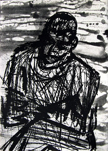 The Philosopher, 2005, etching, 38&amp;#215;28 cm, edition of 9
