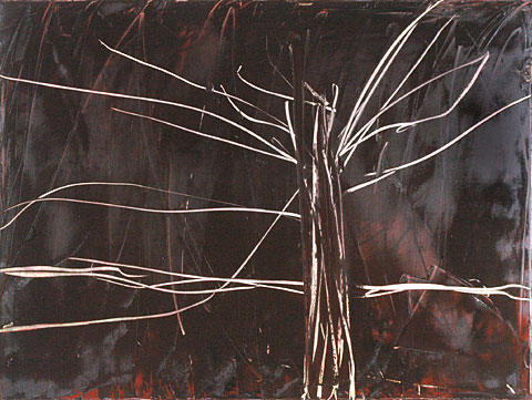 Tree, 2006, oil on canvas, 135&amp;#215;180 cm