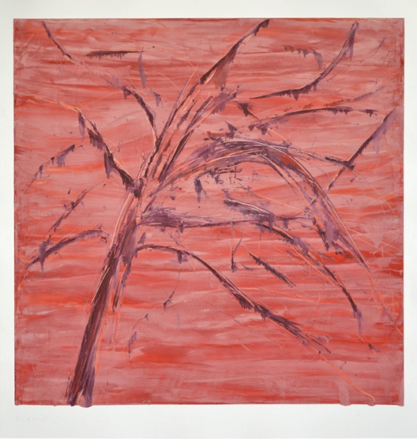 Tree I, 2012, monotype, 135&amp;#215;116 cm