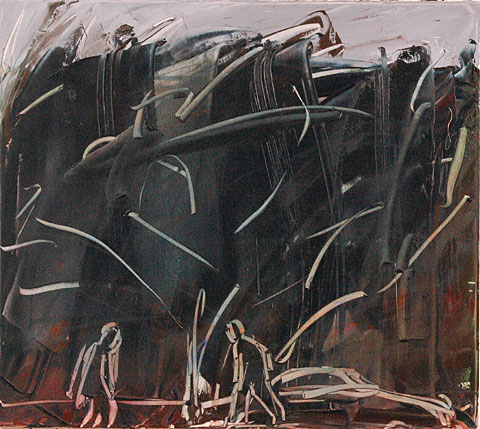 Urban Tree I, 2006, oil on canvas, 80&amp;#215;90 cm