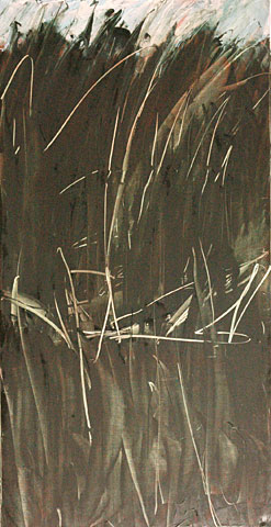 Urban Tree III, 2006, oil on canvas, 180&amp;#215;93 cm