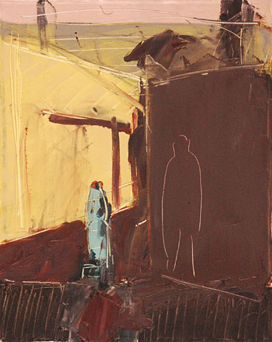 shadow, 2005, oil on canvas, 50&amp;#215;40 cm